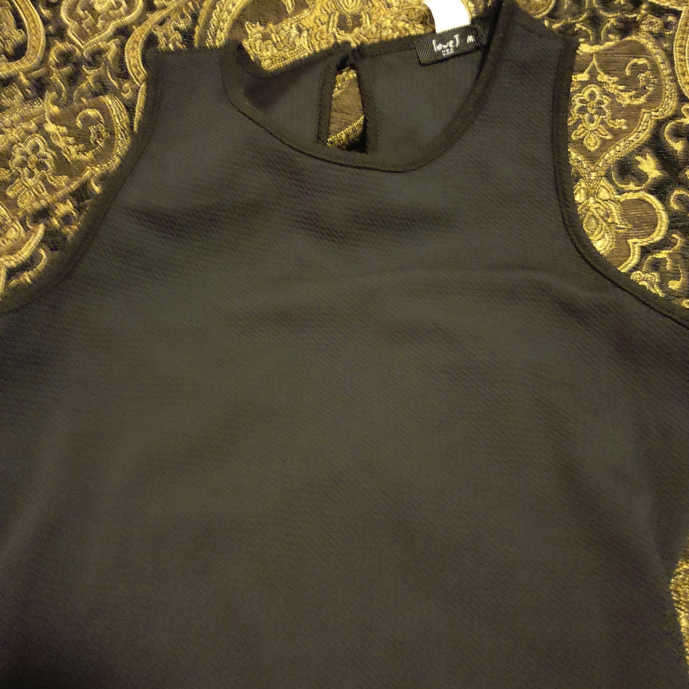 Love J Black Sleeveless Maxi Top